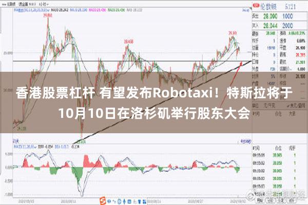 香港股票杠杆 有望发布Robotaxi！特斯拉将于10月10